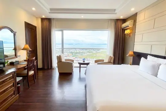 Phòng Deluxe giường đôi nhìn ra biển